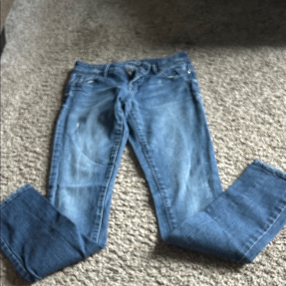 dELiA*s Women's Straight Leg Blue Jeans size 0 short